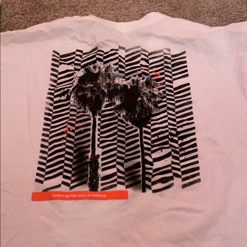 Hollister Palm Tree White Longsleeve